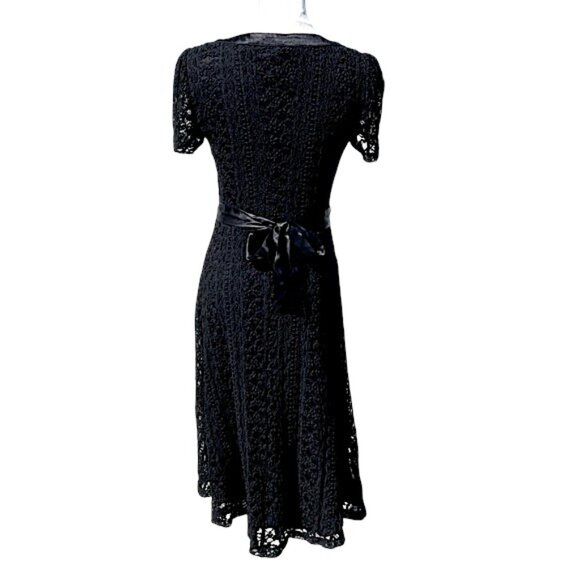 Betsey Johnson Lace Dress VINTAGE BLACK LABEL - Picture 2 of 7